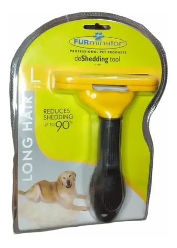 Peine Quitapelos Furminator Perros Grandes Cerdas Acero Inoxidable