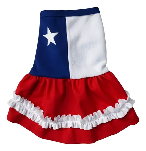 Traje Dieciochero Fiestas Patrias Para Mascotas Talla 0 A 3